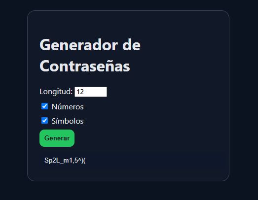 Generador de contraseñas
