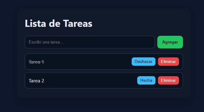 Lista de tareas